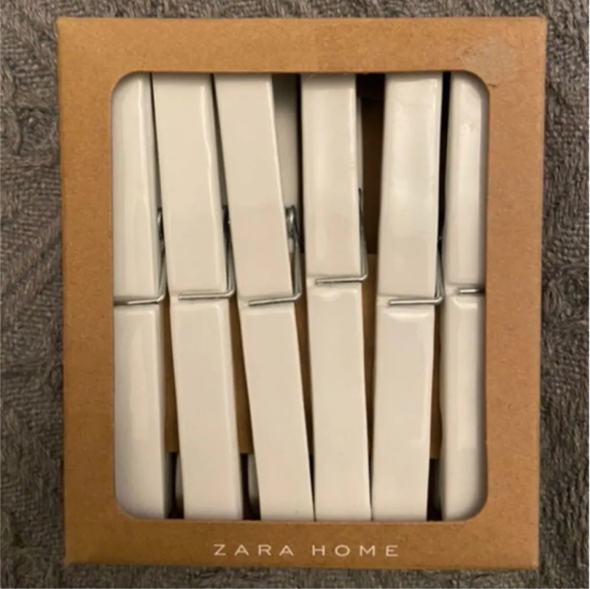 ZARA HOME ザラホーム洗濯バサミ型カトラリーレスト 6個セット定価1990円 未使用品