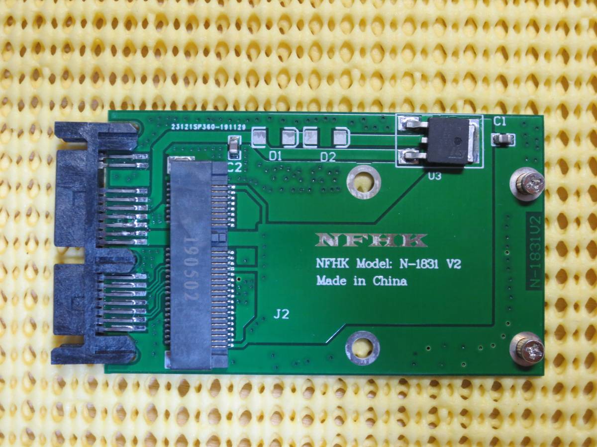 mSATA Micro SATA変換アダプター　２個セット_画像2
