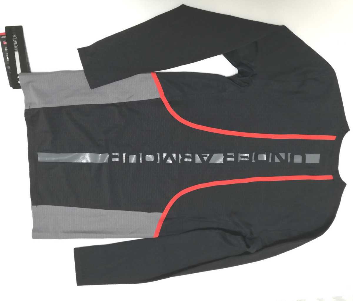 未使用　アンダーアーマー　コンプレッション　トレーニングシャツ　長袖シャツ　XL