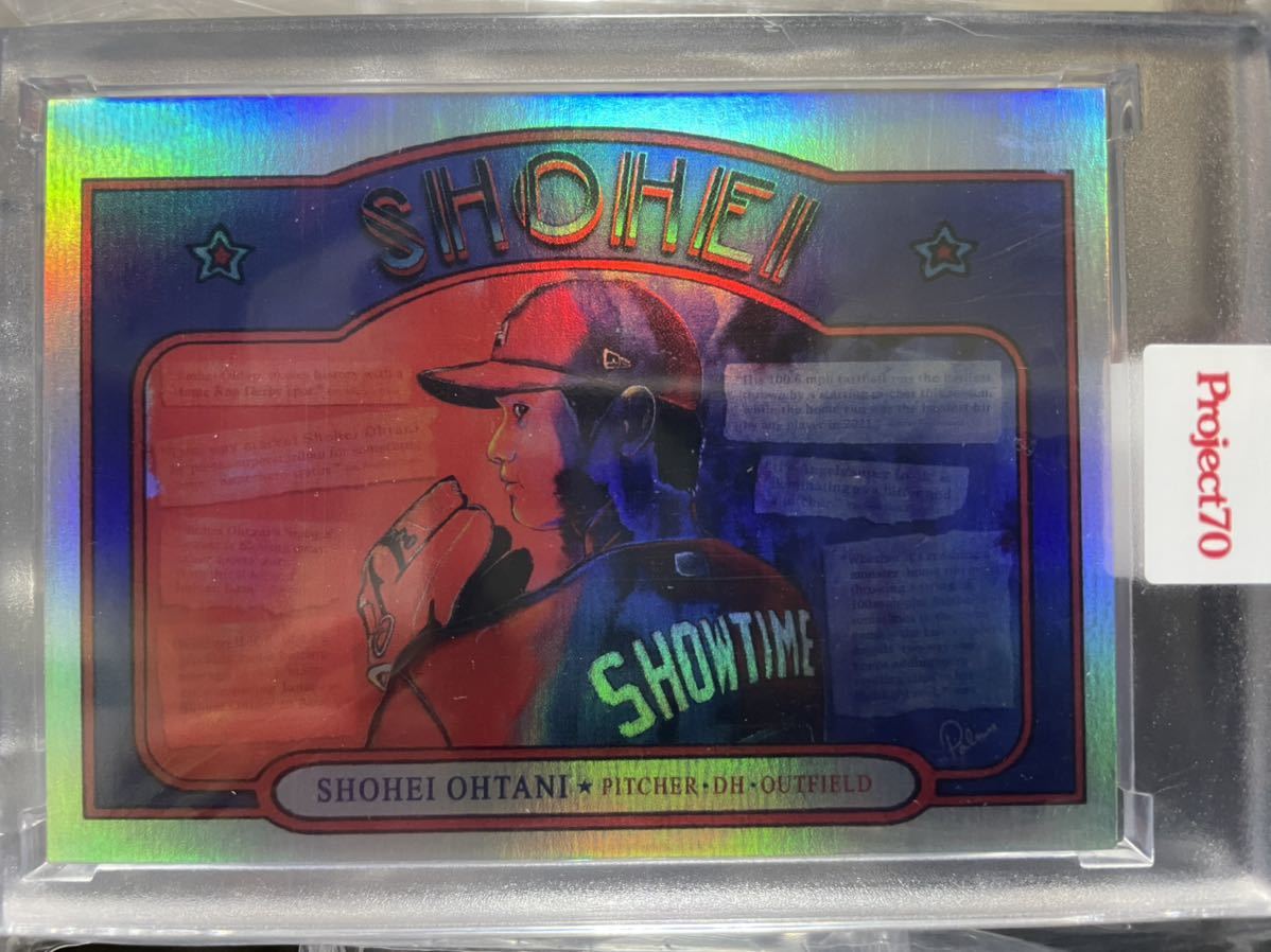 【限定】topps Project70 大谷翔平　SHOHEI OHTANI #362 キラ　70枚限定！！_画像1