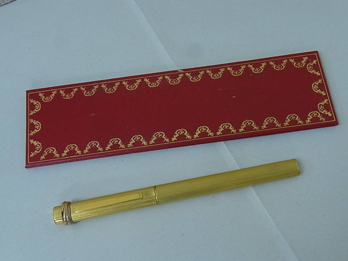 のオシャレな h67 1121h 0005 Cartier カルティエ ボールペン ゴールドカラー 筆記用具 アンティーク 高い素材 Zx Ge