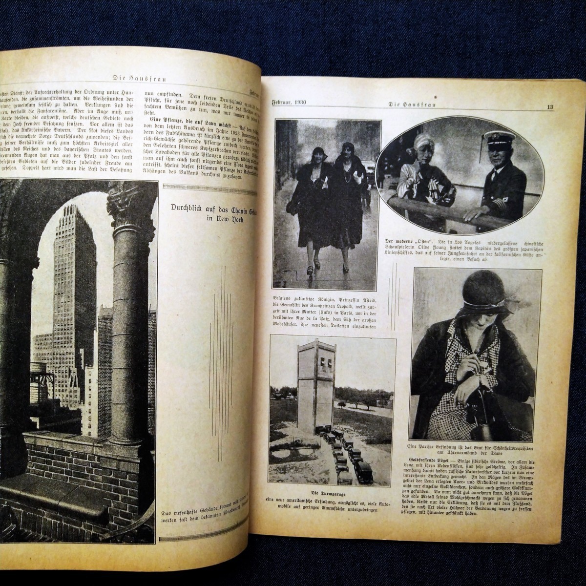 ヤフオク 1930年 Die Hausfrau Magazine アメリカ ドイツ