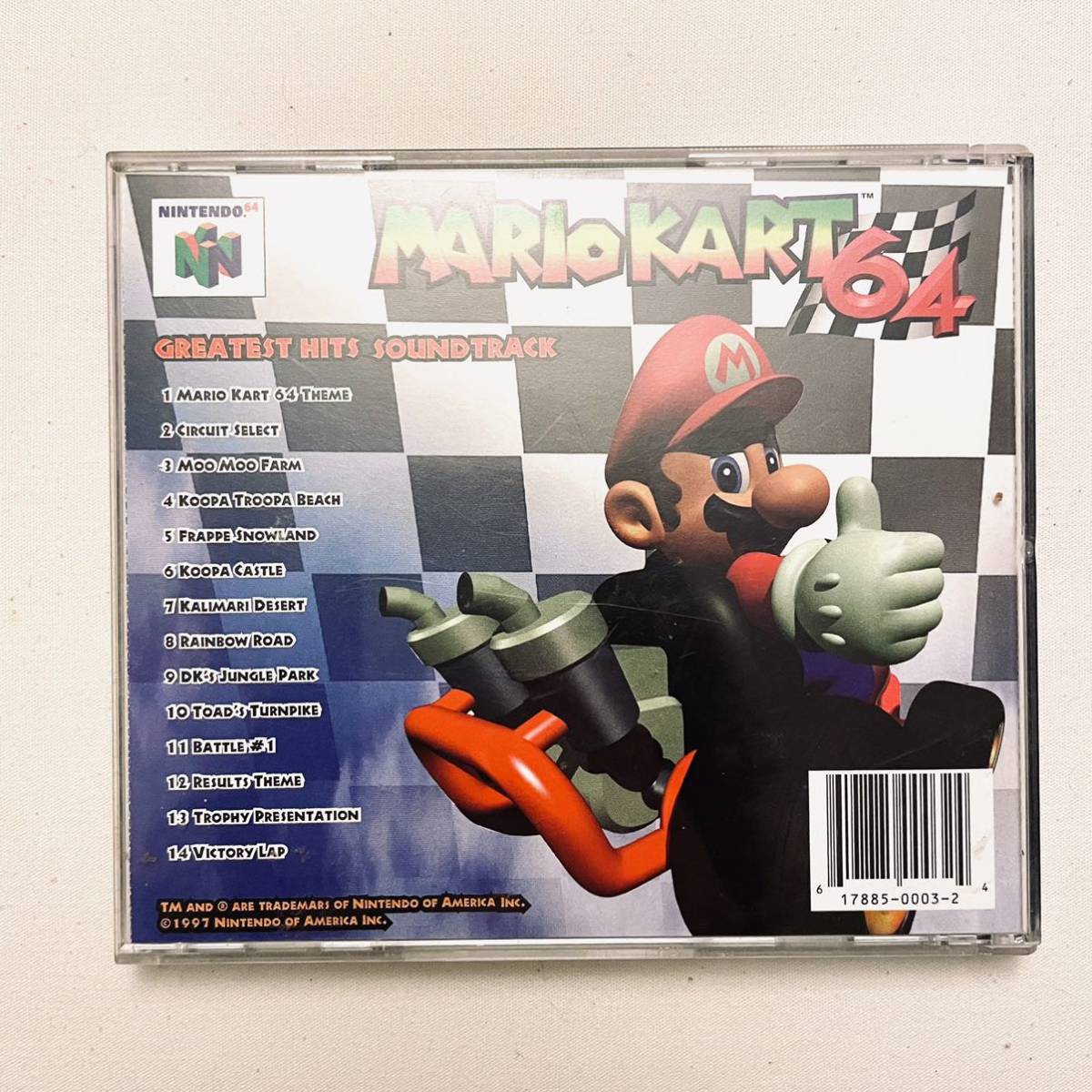 スーパーマリオカート64 オリジナルサウンドトラック サントラ CD 