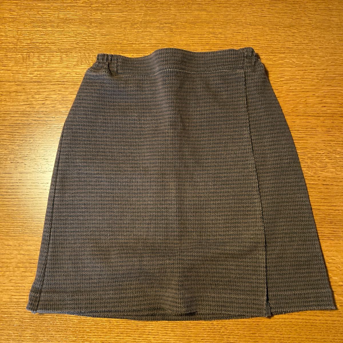 コムサフィユ　千鳥柄　スカート　120cm
