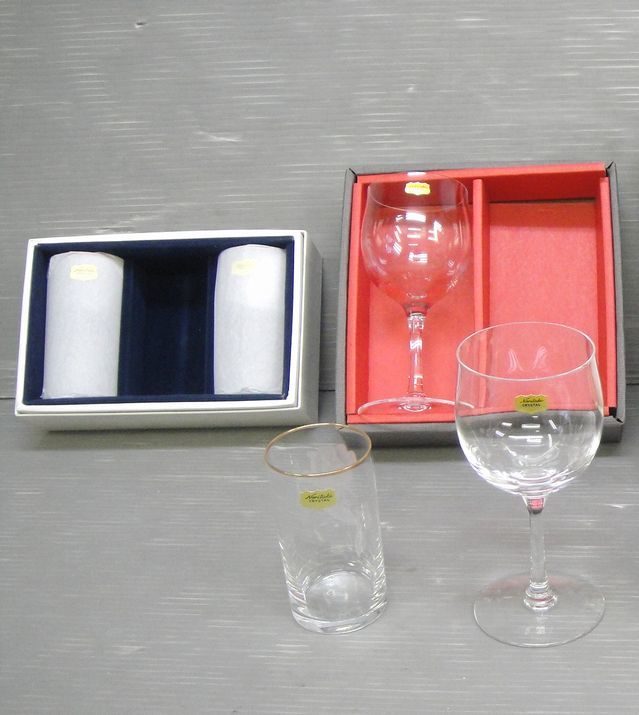NK852 Noritake ノリタケ 食器 2点セット ノリタケクリスタル ワイングラス タンブラー コップ グラス(ノリタケ)｜売買された