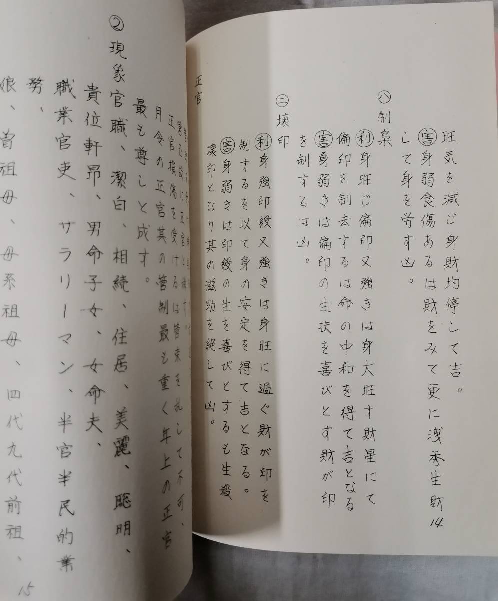 ≒≒≒推命口訣　通変百講　見上槐山　昭43　三命学会本部　♯四柱推命十干十二支中田菁山≒≒≒_画像5