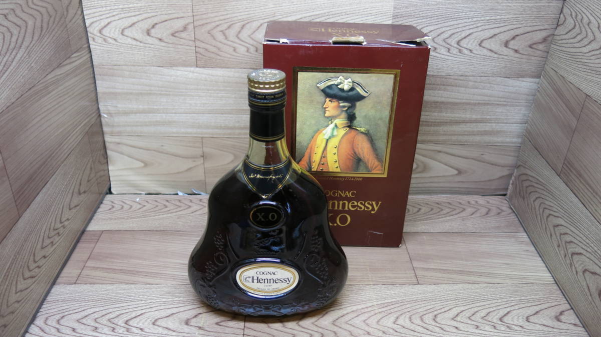 ☆GOL☆【古酒】Hennessy XO COGNAC ヘネシーXO コニャック 金キャップ