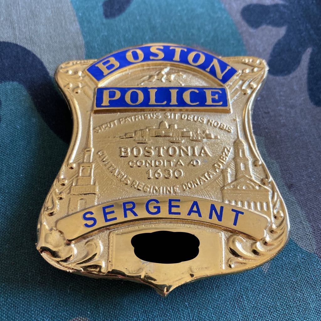 ボストン市警 実物バッジ2点セット BPD 支給メーカー Boston Police_画像2