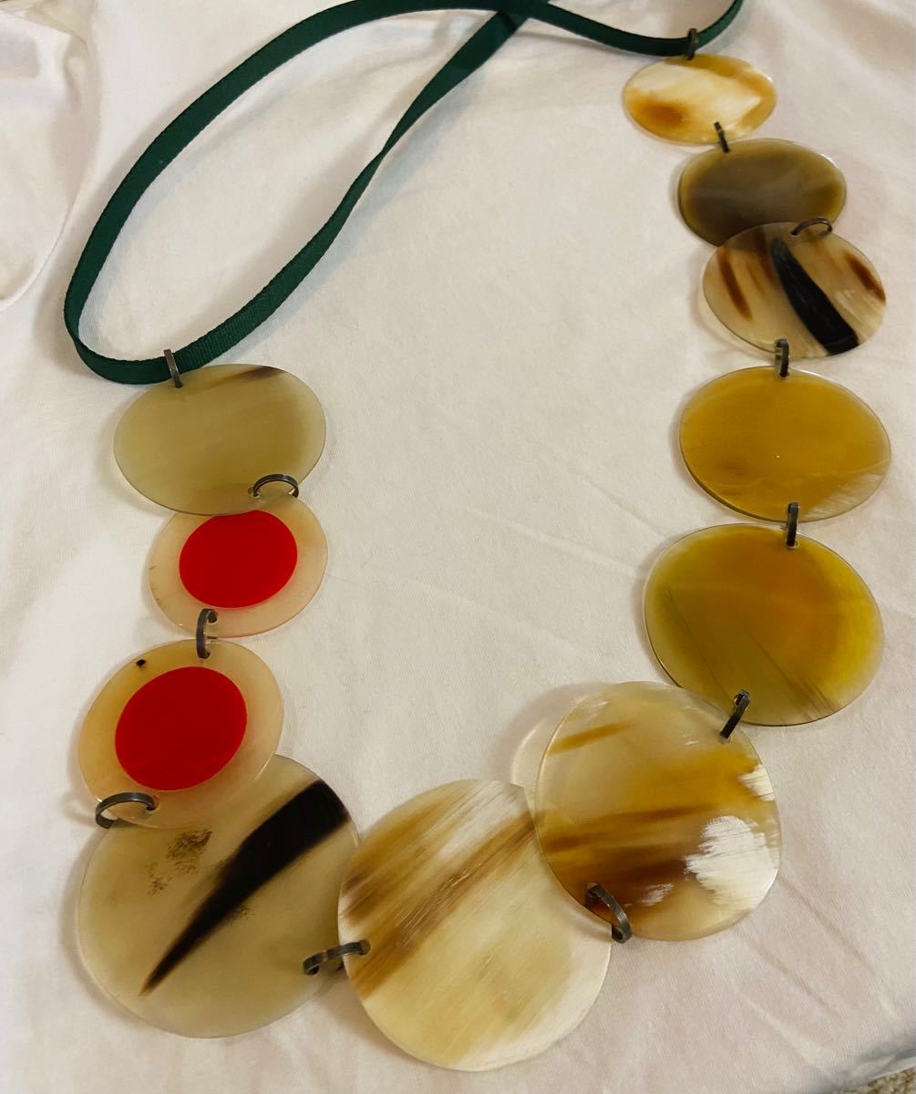 MARNI 】マルニ ネックレス アクセサリー 首飾り べっ甲 美品 MARNI 】マルニ ネックレス アクセサリー 首飾り べっ甲 美品
