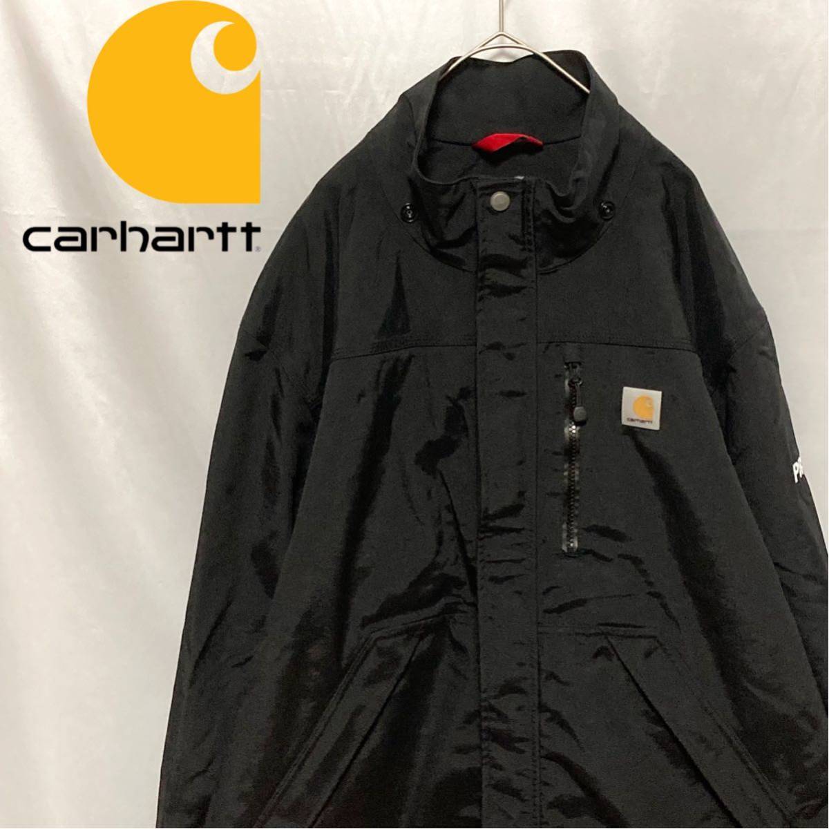 Carhartt カーハート ナイロンジャケット ブラック L 防風 ワーク ワン