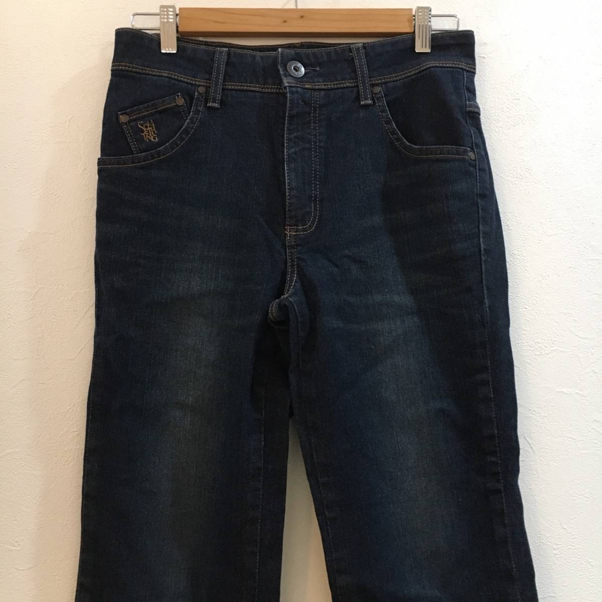 SOMETHING EDWIN レディース デニムパンツ/ジーンズ/ジーパン/Gパン ウェスト:約74cm 33*32サイズ サムシング EDWIN/エドウィン