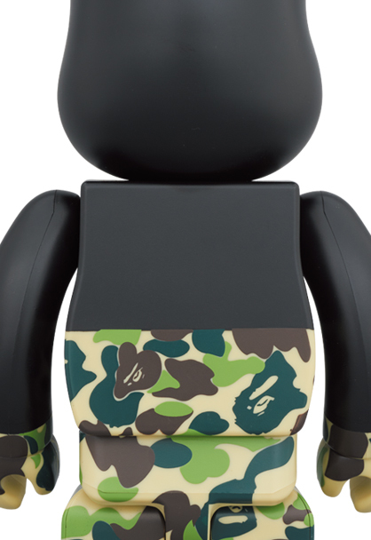 BE@RBRICK「BAPE MICKEY MOUSE 100％ & 400％ GREEN」ミッキーマウス A BATHING APE エイプ MEDICOM TOY ベアブリック メディコムトイ 緑_イメージ