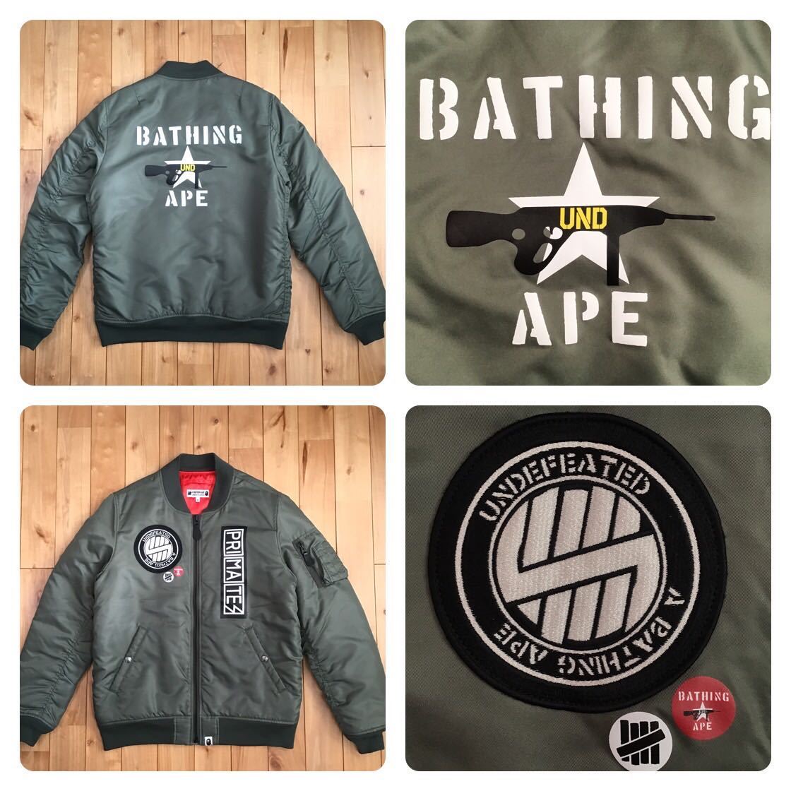 DOT CAMO MA bomber jacket Mサイズ a bathing ape BAPE エイプ