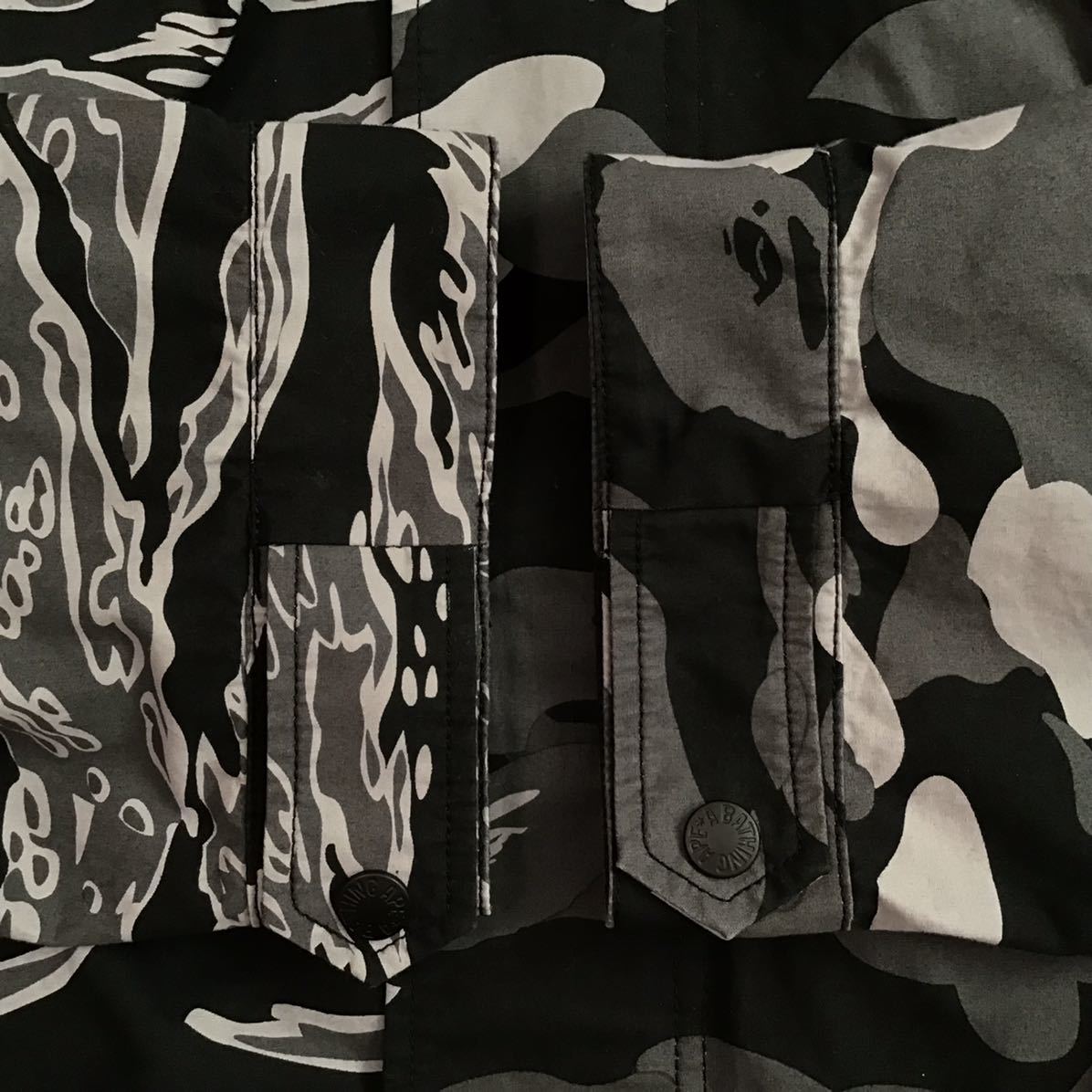 undefeated × BAPE M-51 HOODIE JACKET Sサイズ a bathing ape Tiger