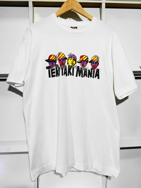 A BATHING APE　TERIYAKI MANIA サイン Tシャツ 【Ｌ】 テリヤキボーイズ NIGO オールド エイプ 初期 TERIYAKI BOYZ アーカイブ_画像1