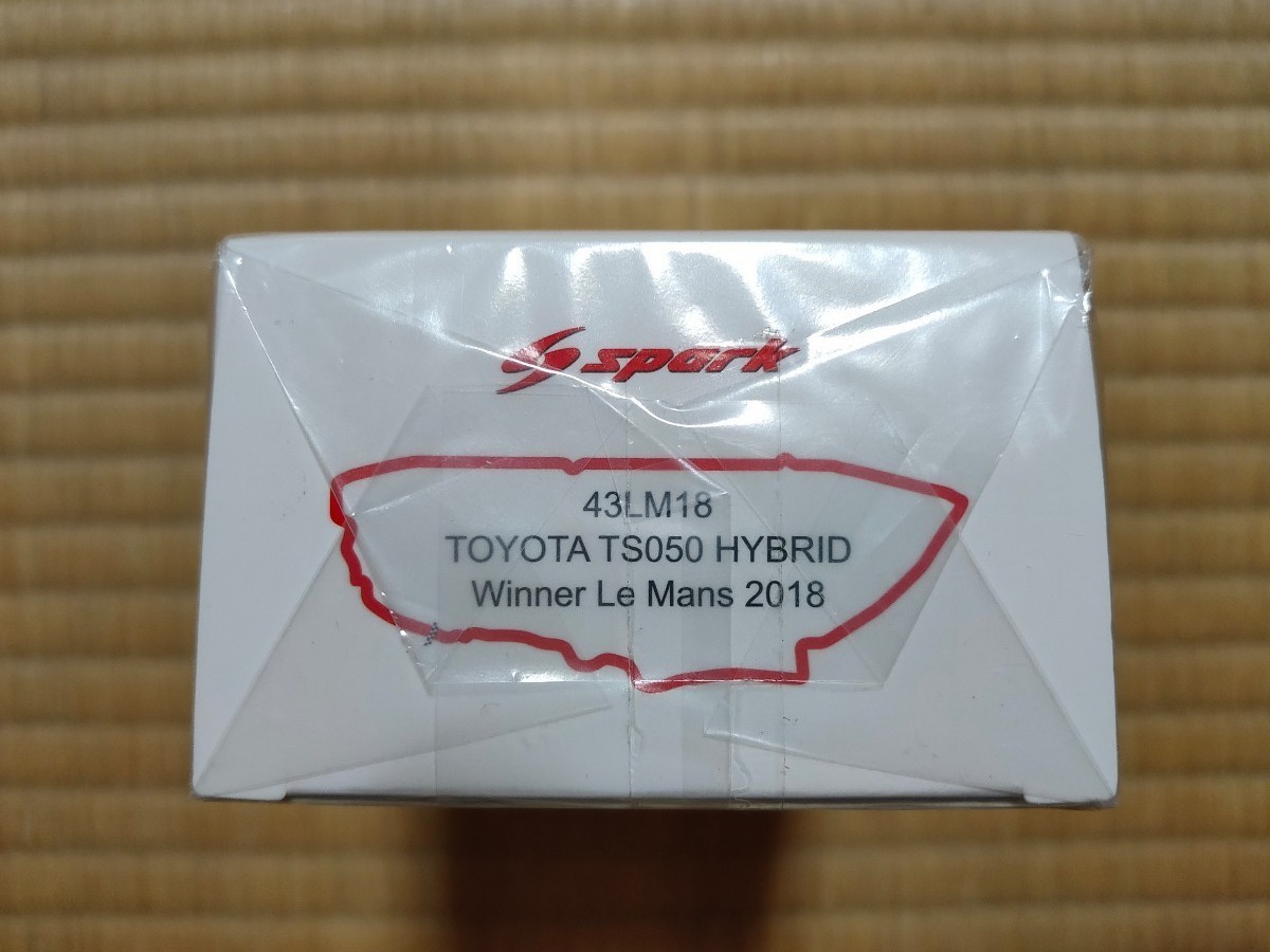 スパークモデル 1/43『TOYOTA TS050 HYBRID No.8 Winner 24H LeMans 2018』未開封品