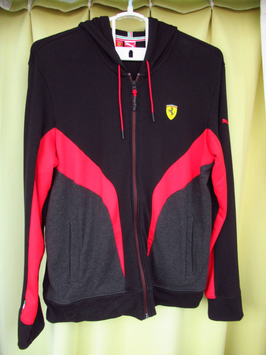  Puma Ferrari s Koo te rear Parker cotton material have been cleaned. beautiful goods size XL super-discount!!