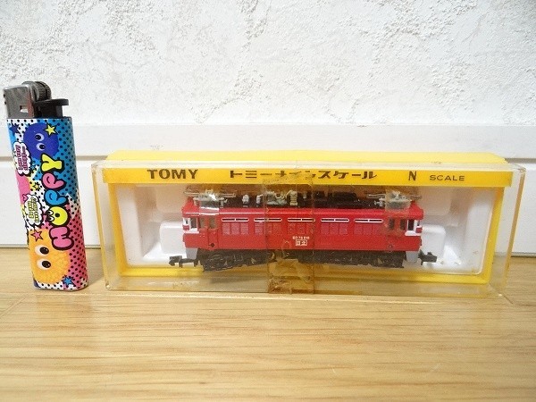 70年代 ビンテージ TOMY トミーナインスケール 鉄道模型 HN-501 ED75型 電気機関車 Nゲージ レトロ 昭和 当時物 ジャンク_画像1