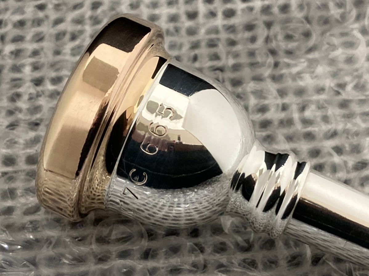 ★お宝!ハイトーン! JK 7C 細管 トロンボーン マウスピース ピンクゴールドメッキ★ 4
