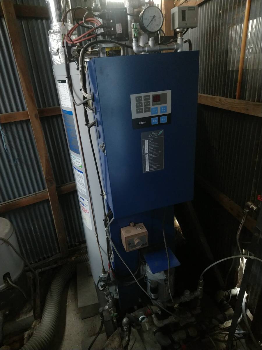 最低価格の 貫流蒸気ボイラ 日本サーモエナー NTEC エクスオ 1年使用 ...