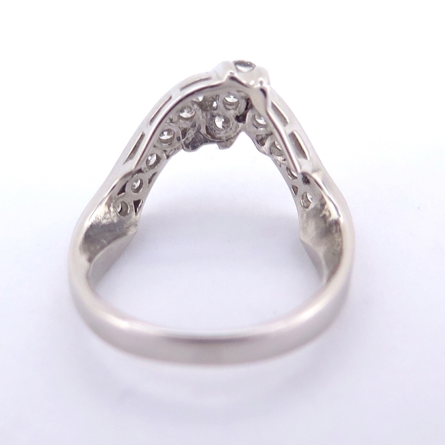 新製品情報も満載 Pt900 プラチナ リング 指輪 ダイヤモンド0.450ct 7 ...