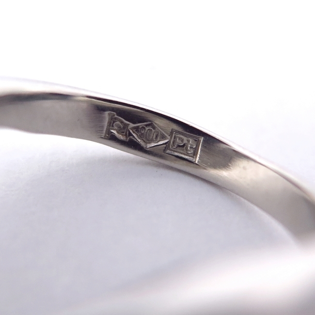 新製品情報も満載 Pt900 プラチナ リング 指輪 ダイヤモンド0.450ct 7 ...