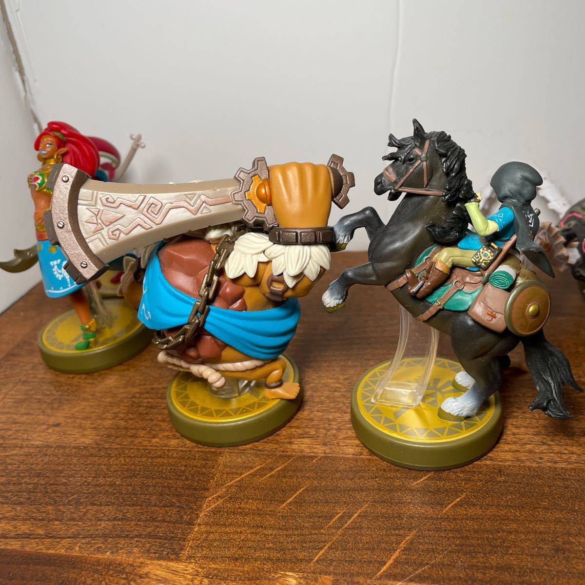 ゼルダの伝説ブレスオブザワイルド 騎乗リンク 英傑 ダルケル ミファー ウルボザ アミーボ amiibo