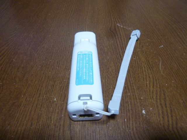R25《送料無料 即日発送 動作確認済》Wii　リモコン　コントーラ　ストラップ　VL-003 任天堂　純正　白　ホワイト