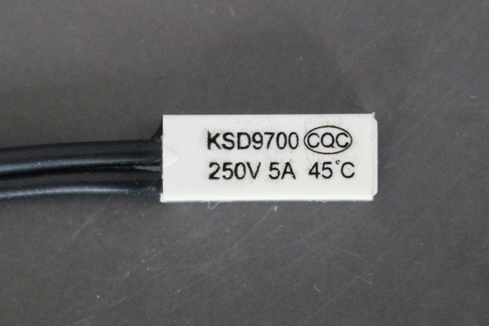温度センサー KSD9700 ON(45℃) 温度制御スイッチ サーモスタット(サーモスイッチ)　管理番号[F2-B0006]_画像3
