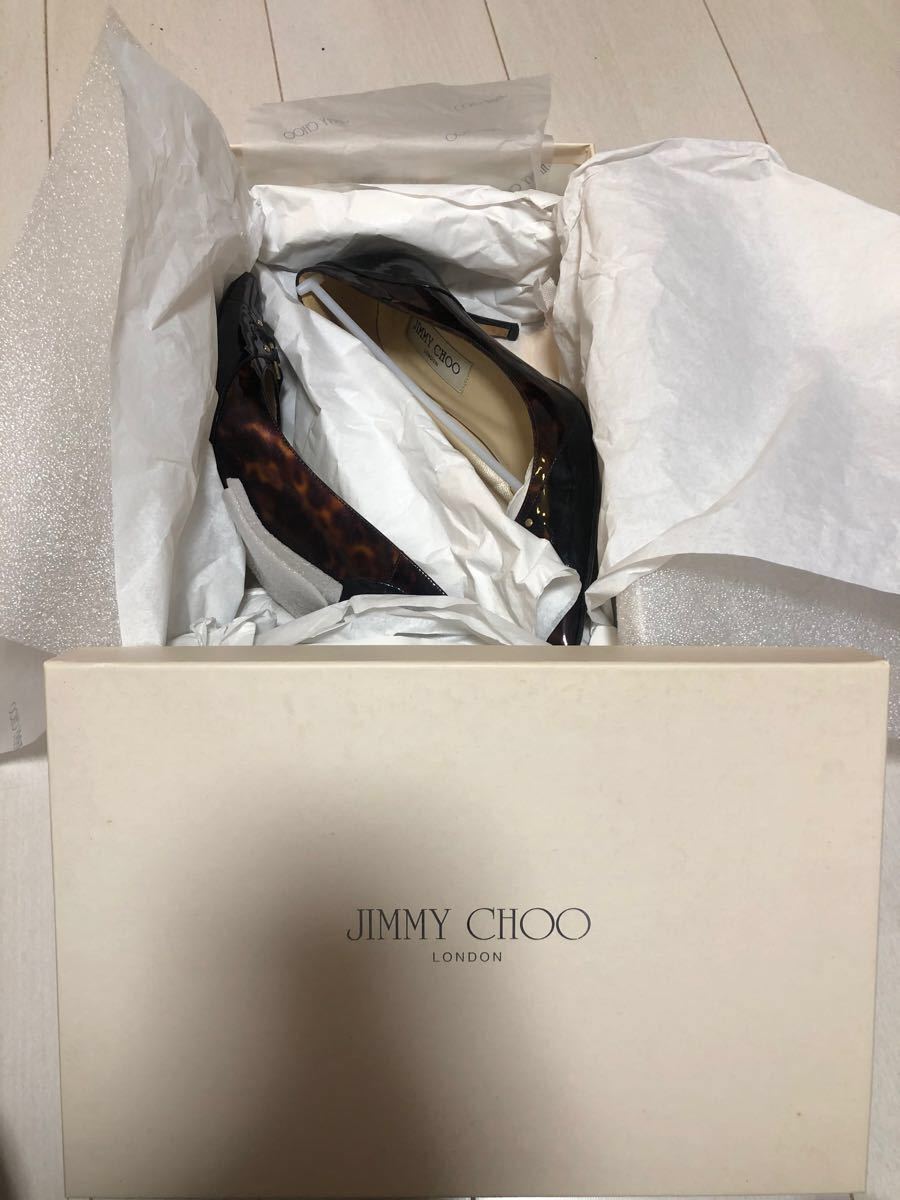 JIMMY CHOO エナメル　パンプス　37