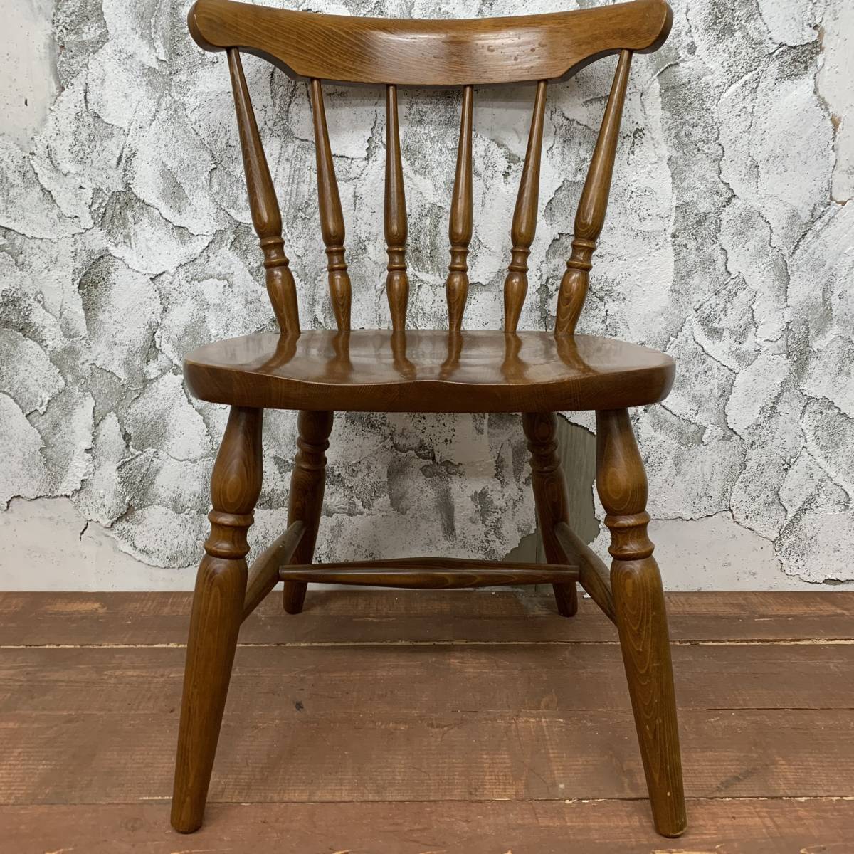 柏木工 KASHIWA ウィンザーチェア 椅子 木製 アームレス ビンテージ