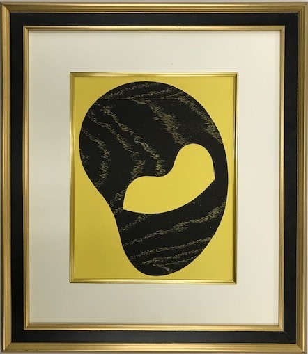 【特価】　≪ 　　 ジャン　アルプ 　　≫　　　ORIGINAL WOODCUT 【木版画】　 MEUDON Ⅱ 　　194８年 　　 JEAN ARP