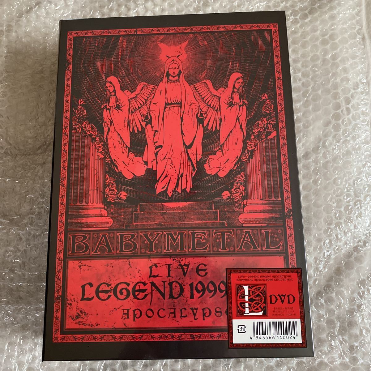 BABYMETAL「LIVE～LEGEND 1999&1997 APOCALYPSE - BABYMETAL APOCALYPSE LIMITED BOX」DVD Tシャツ Lサイズ BOX ベビーメタル さくら学院_画像1