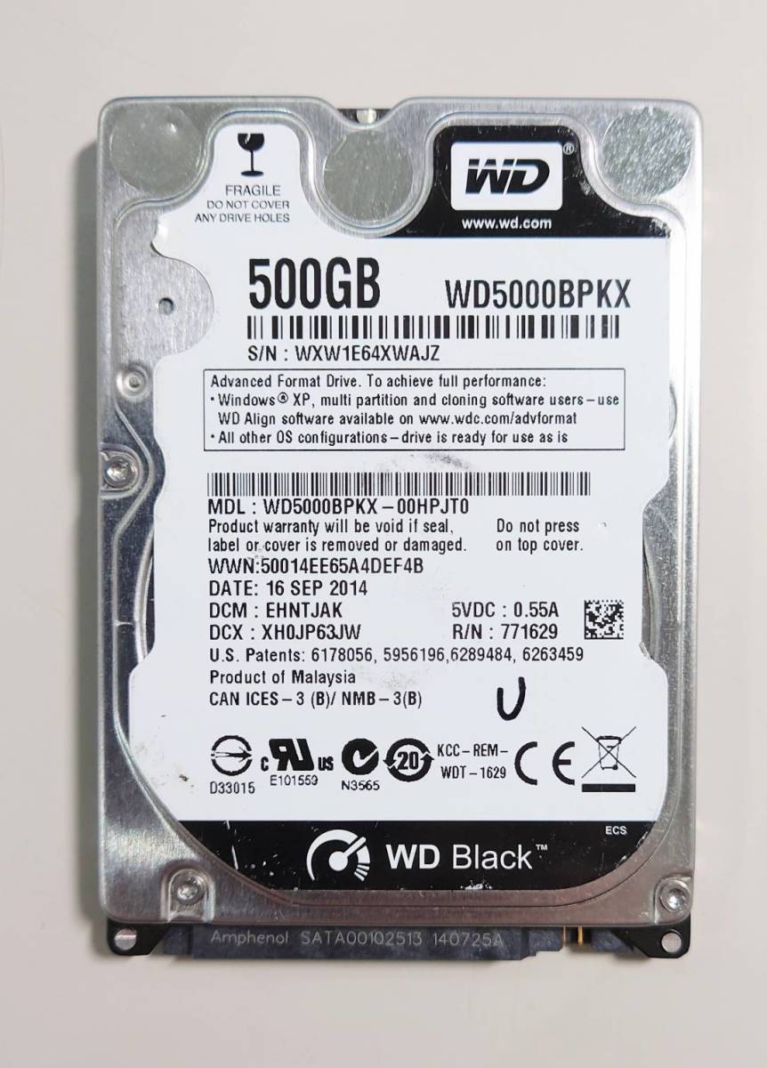 初回限定お試し価格】 WesternDigital KN1160 HDD 使用時間:60時間