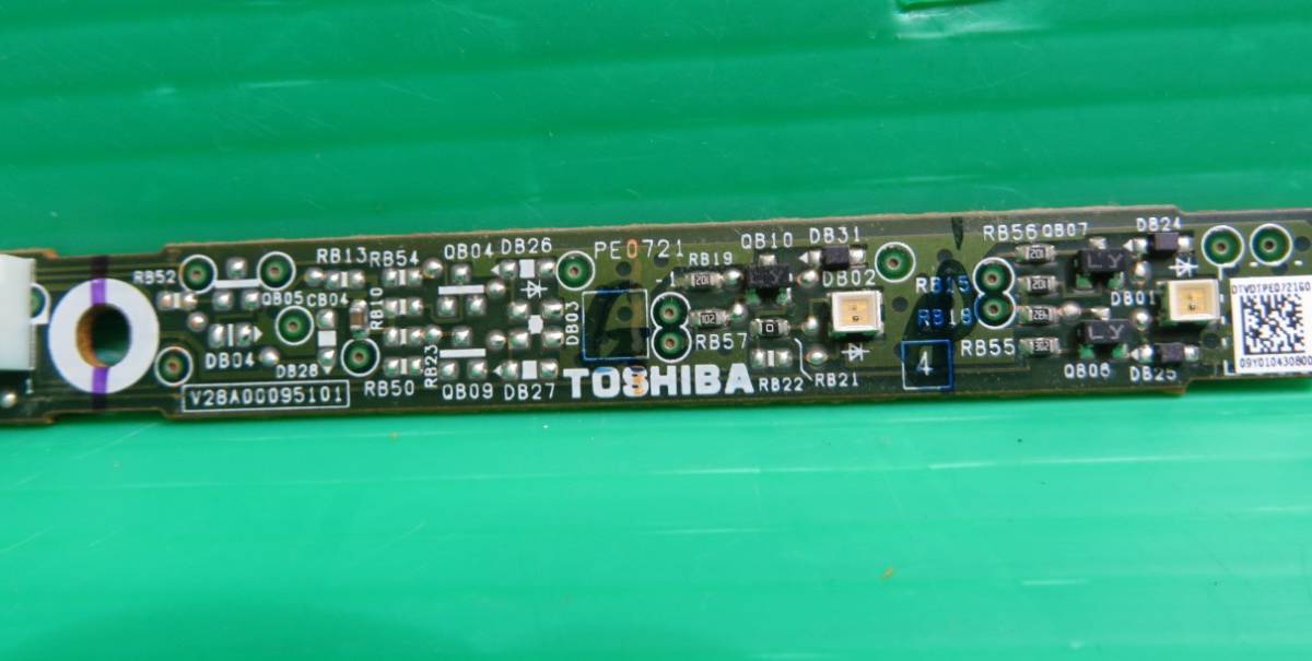 　T-636▼送料無料！TOSHIBA　東芝　液晶テレビ　32A9000　　表示LED 基盤　部品　修理/交換_画像2