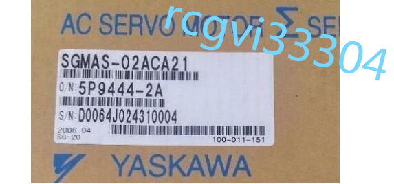新品 YASKAWA 安川電機 SGMAS-02ACA21 サーボモーター 6ヶ月保証 ...