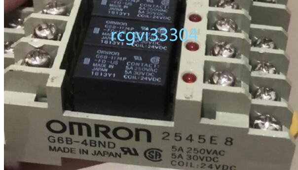 新品 50個セット入り オムロン OMRON製ターミナル リレー G6B-4BND