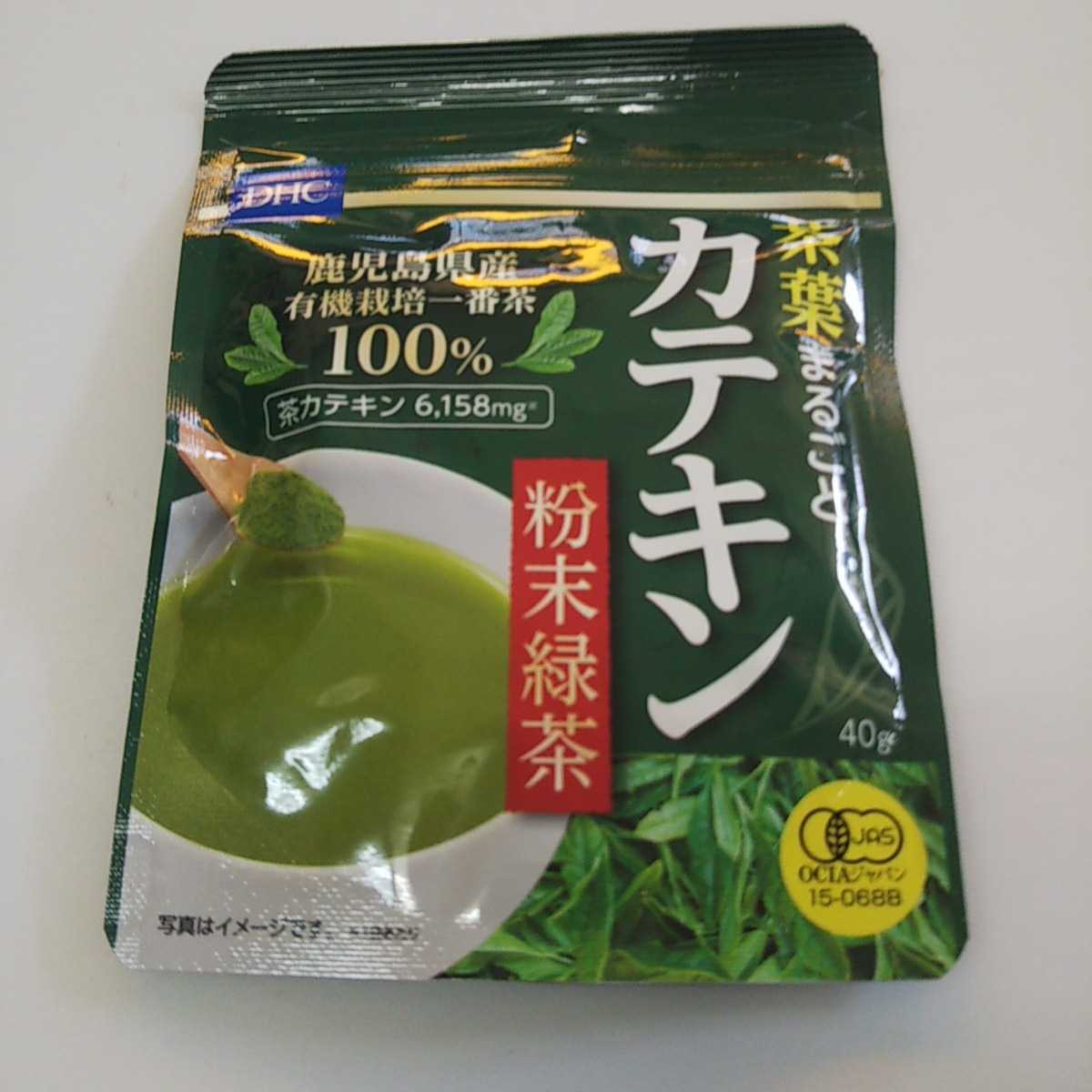 DHC 粉カテキン　粉末緑茶　40g_画像1