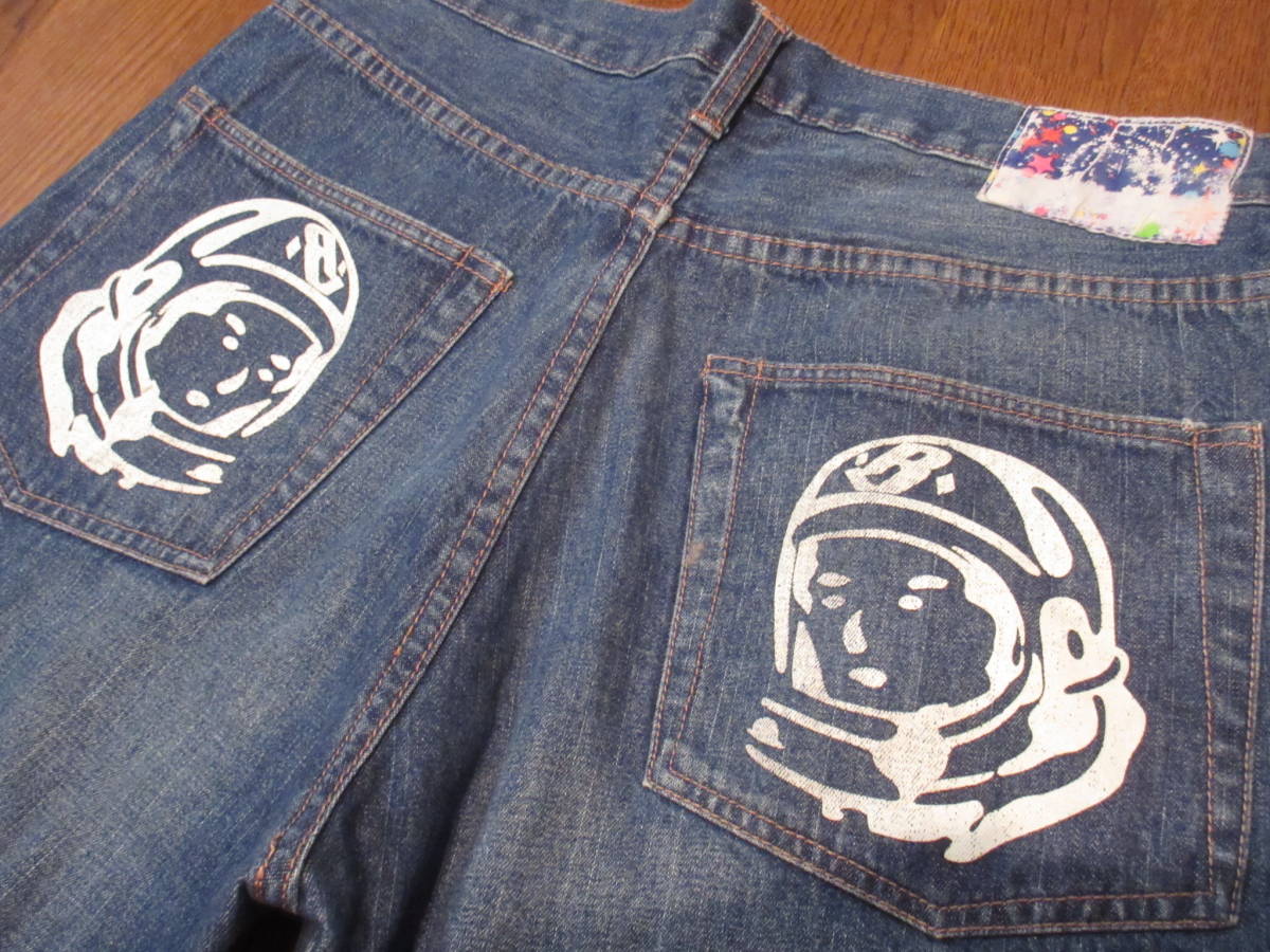 billionaire boys club 初期 中古加工 デニム パンツ (検索用 ビリオネアボーイズクラブ bbc