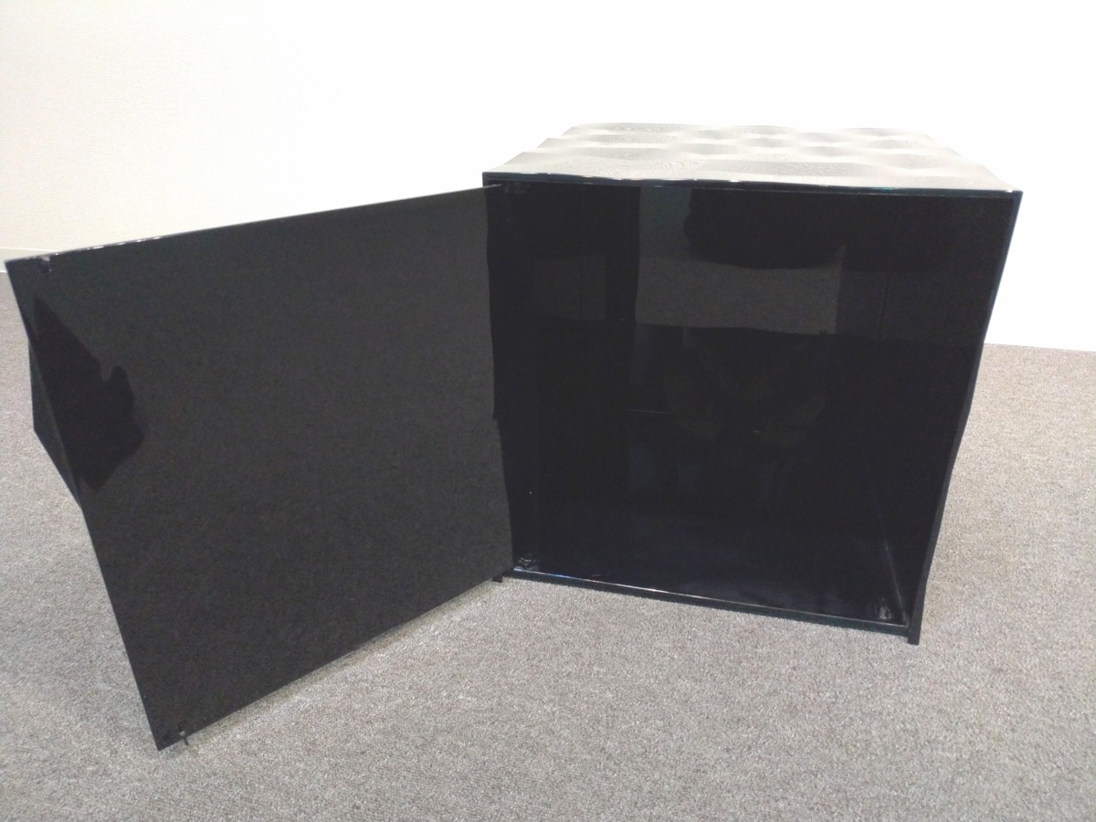 □Kartell/カルテル□オプティック クリスタル 扉付き 黒 2☆埼玉発送