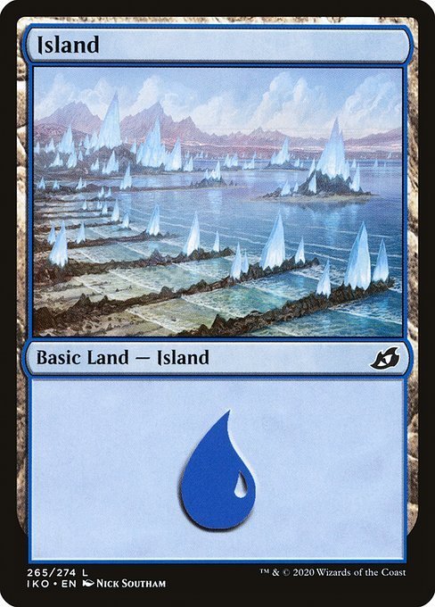 MTG ■土地/英語版■ 《島/Island》イコリア:巨獣の棲処 IKO_画像1