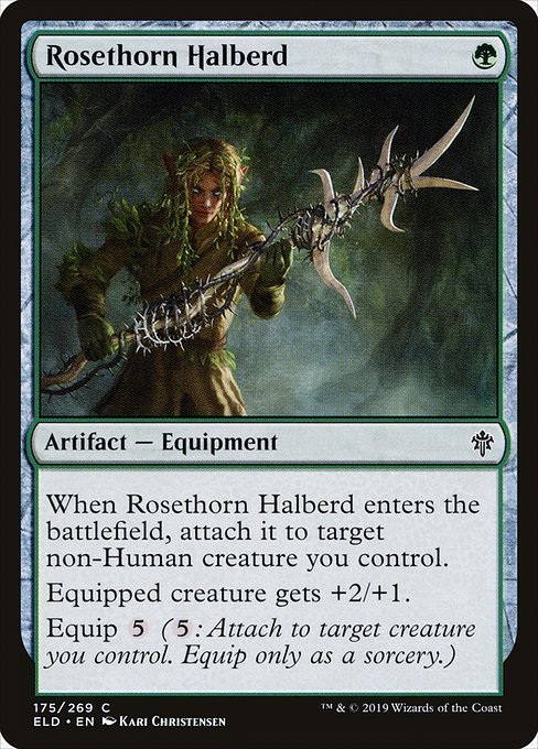 ヤフオク Mtg 緑 英語版 薔薇棘の矛槍 Rosethorn Halber ヤフオク Mtg 緑 英語版 薔薇棘の矛槍 Rosethorn Halber