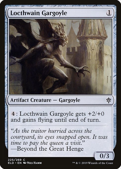 MTG ■無/英語版■ 《ロークスワインのガーゴイル/Locthwain Gargoyle》★FOIL★エルドレインの王権 ELD_画像1