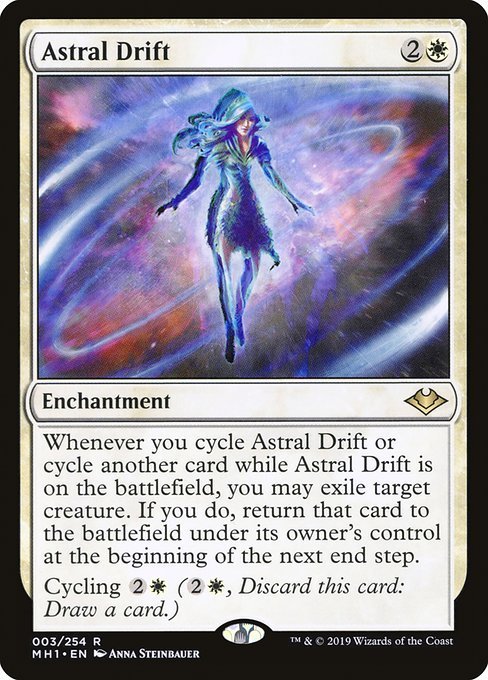 MTG ■白/英語版■ 《霊体の横滑り/Astral Drift》モダンホライゾン　MH1_画像1