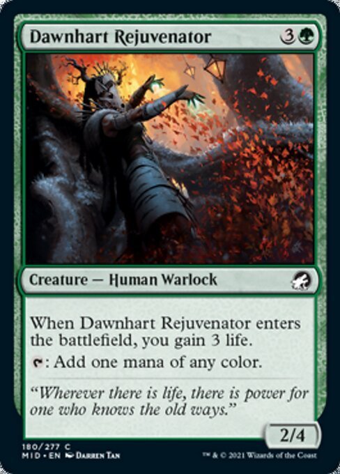 MTG ■緑/英語版■ 《ドーンハルトの再生者/Dawnhart Rejuvenator》★FOIL★イニストラード真夜中の狩り MID_画像1