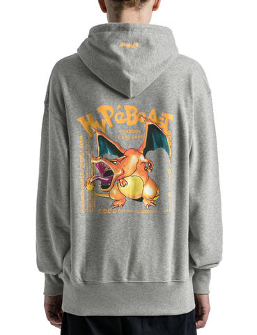 限定品】HYPEBEAST × POKEMON リザードンパーカー グレー サイズ 限定品】HYPEBEAST × POKEMON リザードンパーカー グレー サイズ