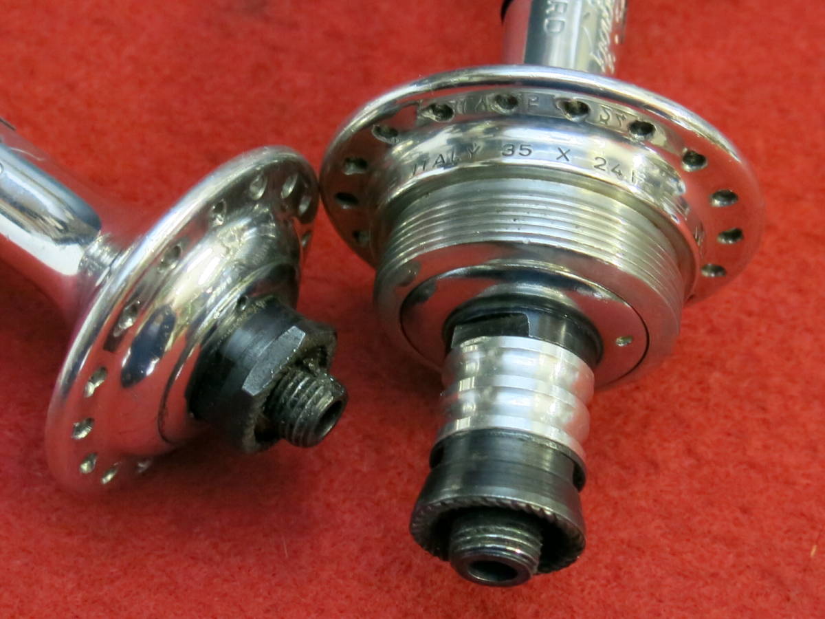 9337 カンパ Campagnolo RECORDレコード 前後ハブ 36h 127mm イタリア