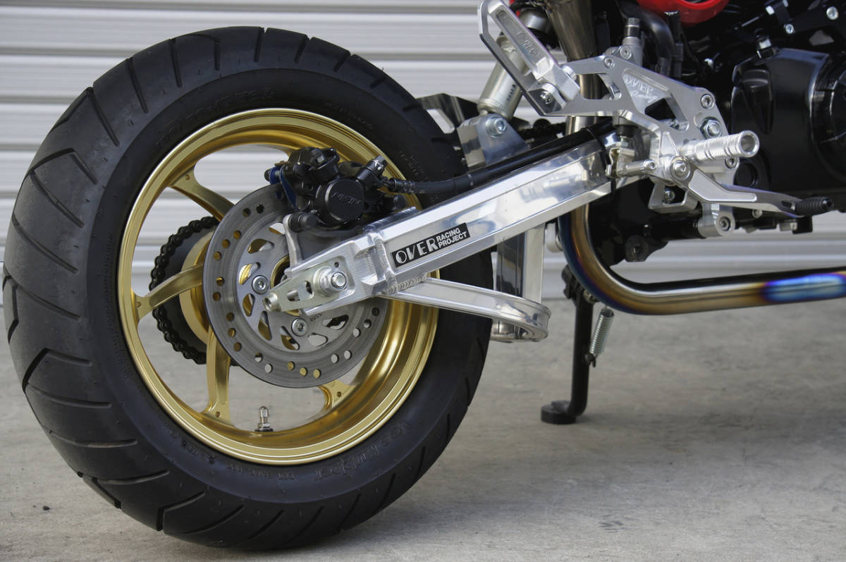 OVER Racing スイングアーム GROM(13-20) OVタイプ スタビ付 STD長 52