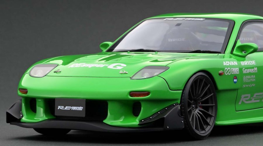 イグニッションモデル 1/18 マツダ RX-7 (FD3S) RE雨宮 グリーン イグニッションモデル 1/18 マツダ RX-7 (FD3S) RE雨宮 グリーン