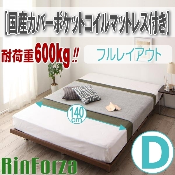 激安商品 【3649】デザインすのこベッド[RinForza][リンフォルツァ 